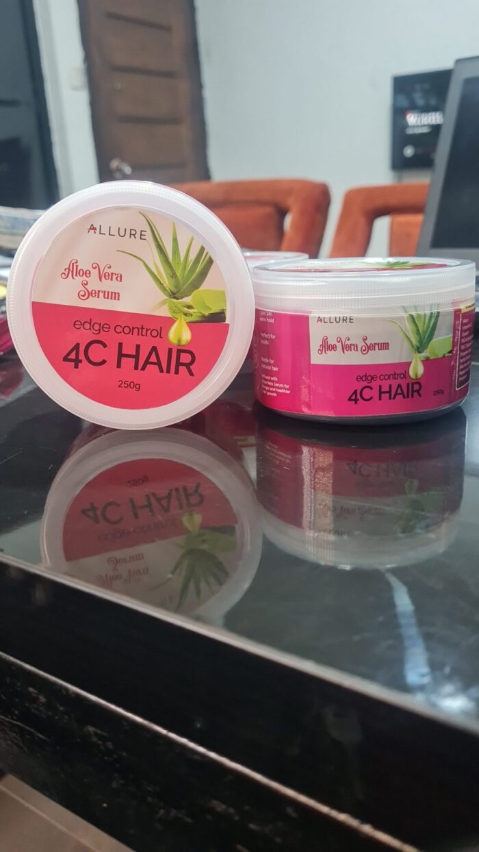 Allure 4C Aloe Vera Serum Edge Control (Black) - Image 2